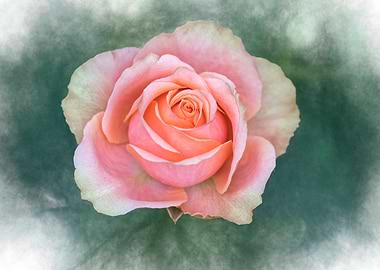pink rose on texture