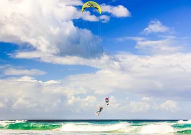kitesurfing