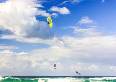Kitesurfers