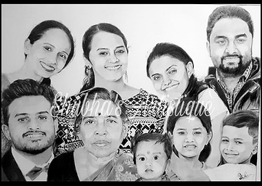 Family Collage Portrait