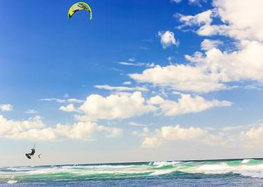 Kitesurfing