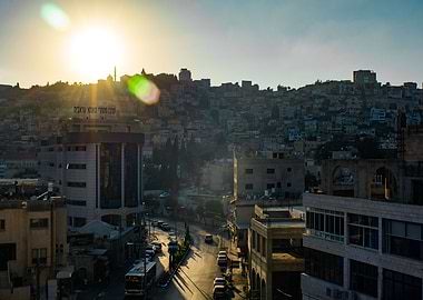 Sunset over Nazareth