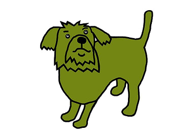 Fergus the Green Dog