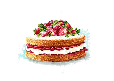 Strawberry Tart Wall Art