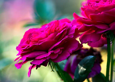 Dark Pink Rose Flowers