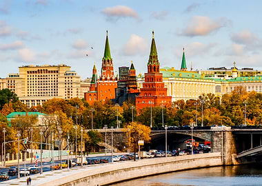 Moscow Kremlin in autumn 1