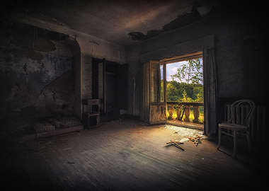 The old balcone light