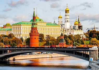 Moscow Kremlin in autumn 2
