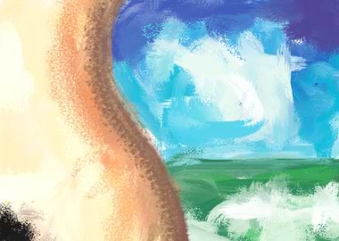 Pretty woman on the beach