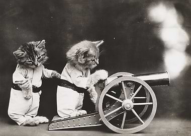 Kitty Cat Ready Aim Fire