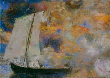 Odilon Redon Flower Clouds