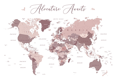 Adventure Awaits World Map