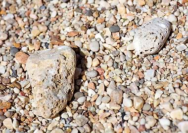 Sea rocks abstract macro