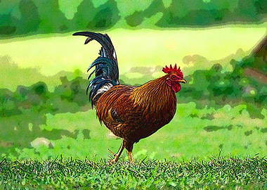 Illustration of Rooster