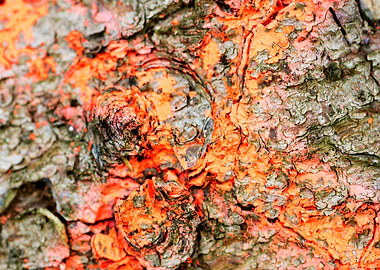 Wooden macro trippy prints