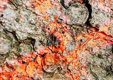 Wooden macro trippy prints