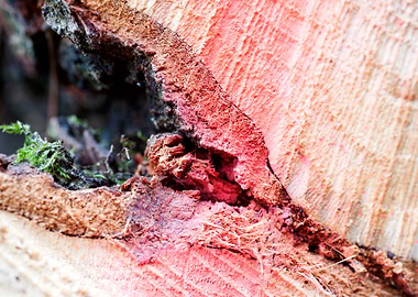 Wood macro trippy abstract