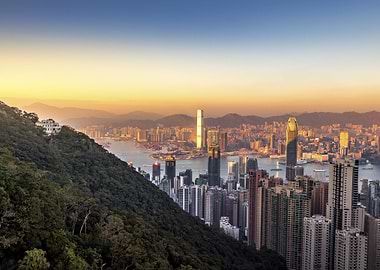 Beautiful City Sunset