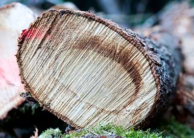 Wood macro trippy abstract