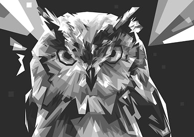 OWL BW LANDSCAPE