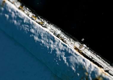 Ship deck macro abstract