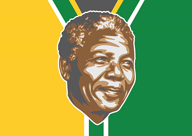 Nelson Mandela Flag 1