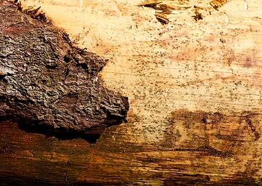 Wooden macro trippy prints