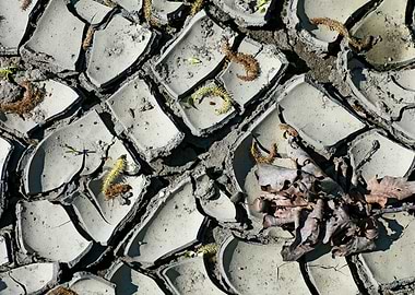 Lippe river in Olfen