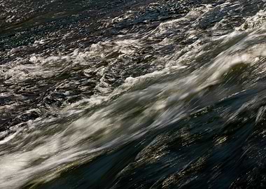 Lippe river in Olfen