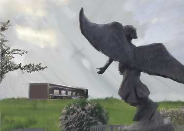 Angel In The Courtyard