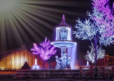 Carlos V square of Madrid