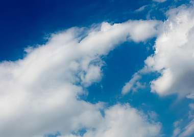 Sky with clouds fine art