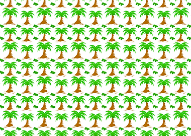 coconut tree pattern