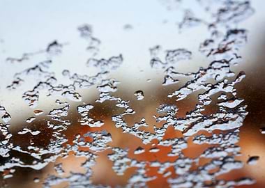 Ice macro abstract prints