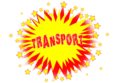 Cartoon Transport Splash