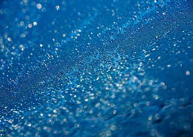 Iced window macro abstract