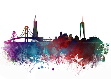 San Francisco skyline city