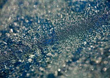 Iced window macro abstract