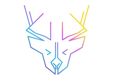 deer line illustration