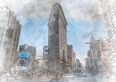 The iconic flatiron