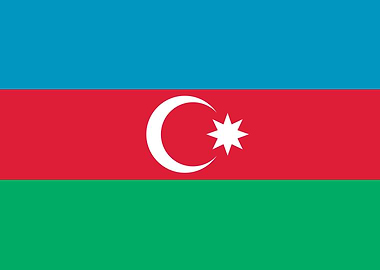 Azerbaijan Flag