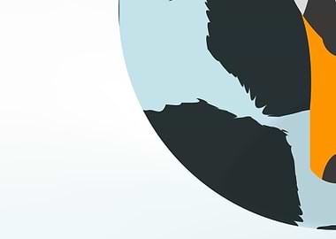 Abstract Swan bottom left