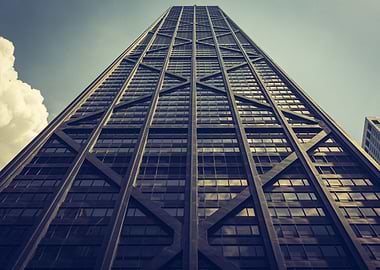 Symmetrical skyscraper