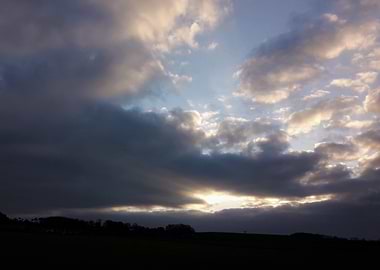 light through clouds