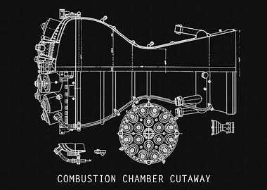 COMBUSTION CHAMBER CUTAWAY