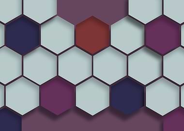 Hexagons background