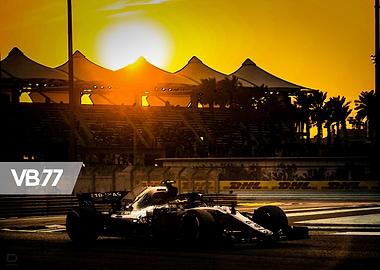 Valtterie Bottas Sunset