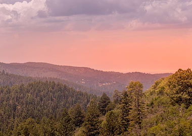 Mountain Landscape Sunset