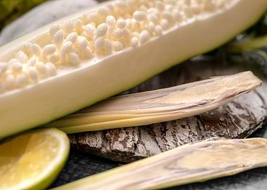 green papaya still life