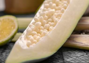 green papaya still life